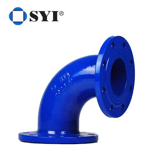 Factory ISO2531 En545 En598 Di Elbow Tee Corss Fitting Ductile Iron Cast Iron Flanged Pipe Fittings