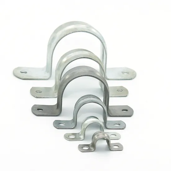 Pipe Fitting 2 Hole Stainless Steel Saddle Clamp